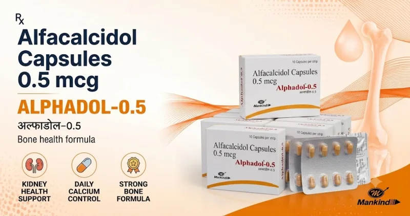 Alphadol 0.5mcg Capsule: Uses, Dosage, Side Effects & Precautions
