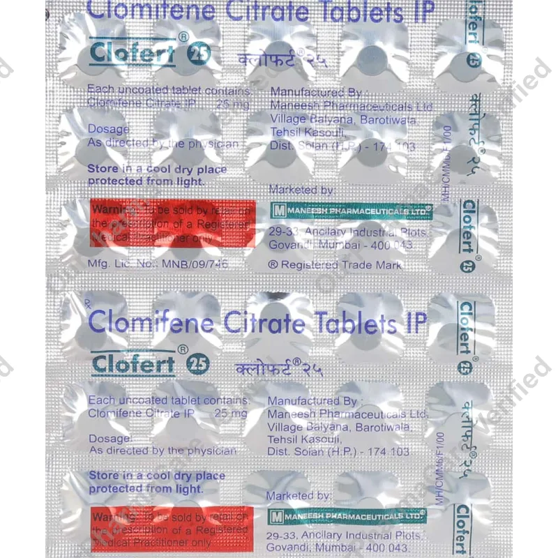 Clofert 25mg