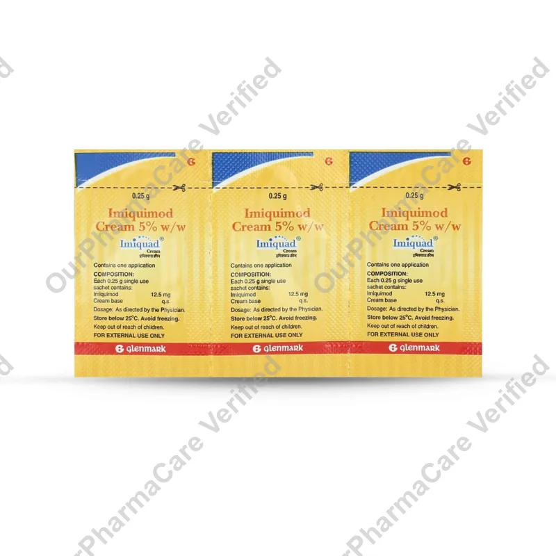 Imiquad Sachet for Treating Genital warts