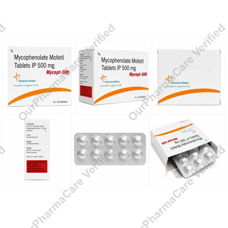 Mycept 500 Tablet - Image 2