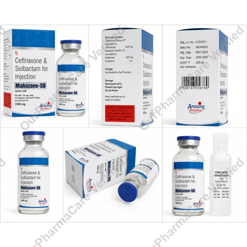 Mahazone SB 1500mg Injection - Image 2