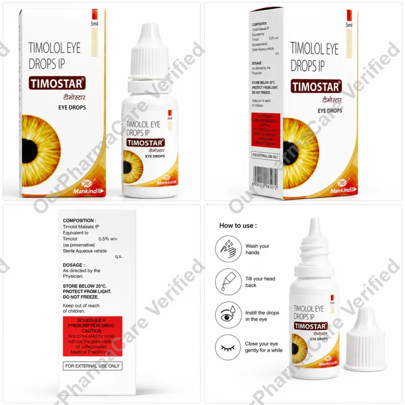 Timostar Eye Drops 5ML - Image 2