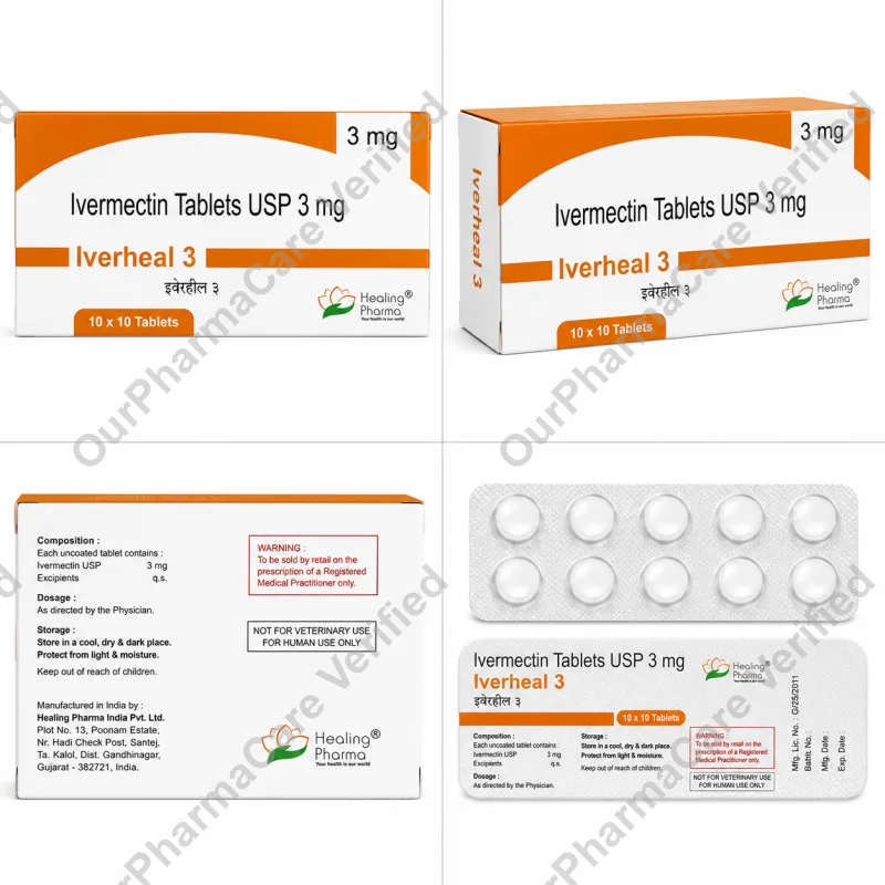 Iverheal 3mg Tablet - Image 2